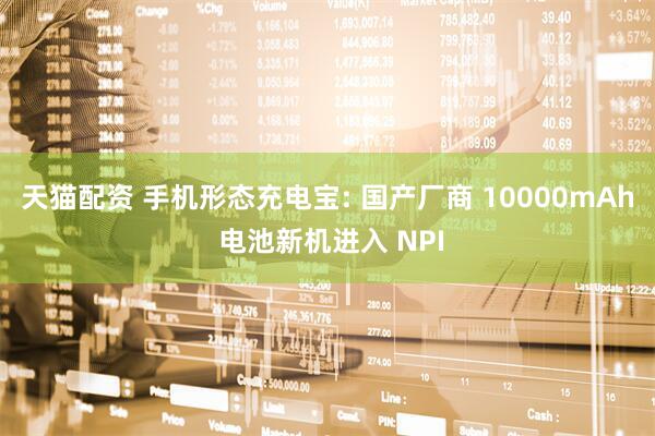 天猫配资 手机形态充电宝: 国产厂商 10000mAh 电池新机进入 NPI