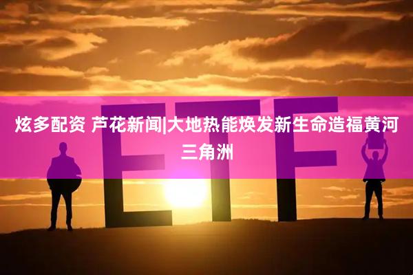 炫多配资 芦花新闻|大地热能焕发新生命造福黄河三角洲