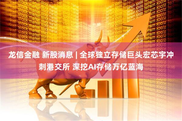 龙信金融 新股消息 | 全球独立存储巨头宏芯宇冲刺港交所 深挖AI存储万亿蓝海